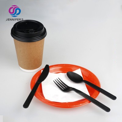 High Quality China Manufacturer pla plastic Knife Fork and Spoon Disposable PLA Utensil