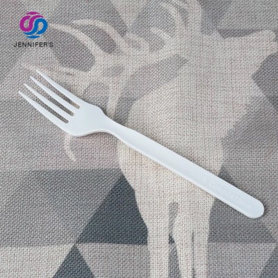 Biodegradable dinnerware eco friendly Disposable paper cutlery set dessert kitchen fruit spoon fork and knife set